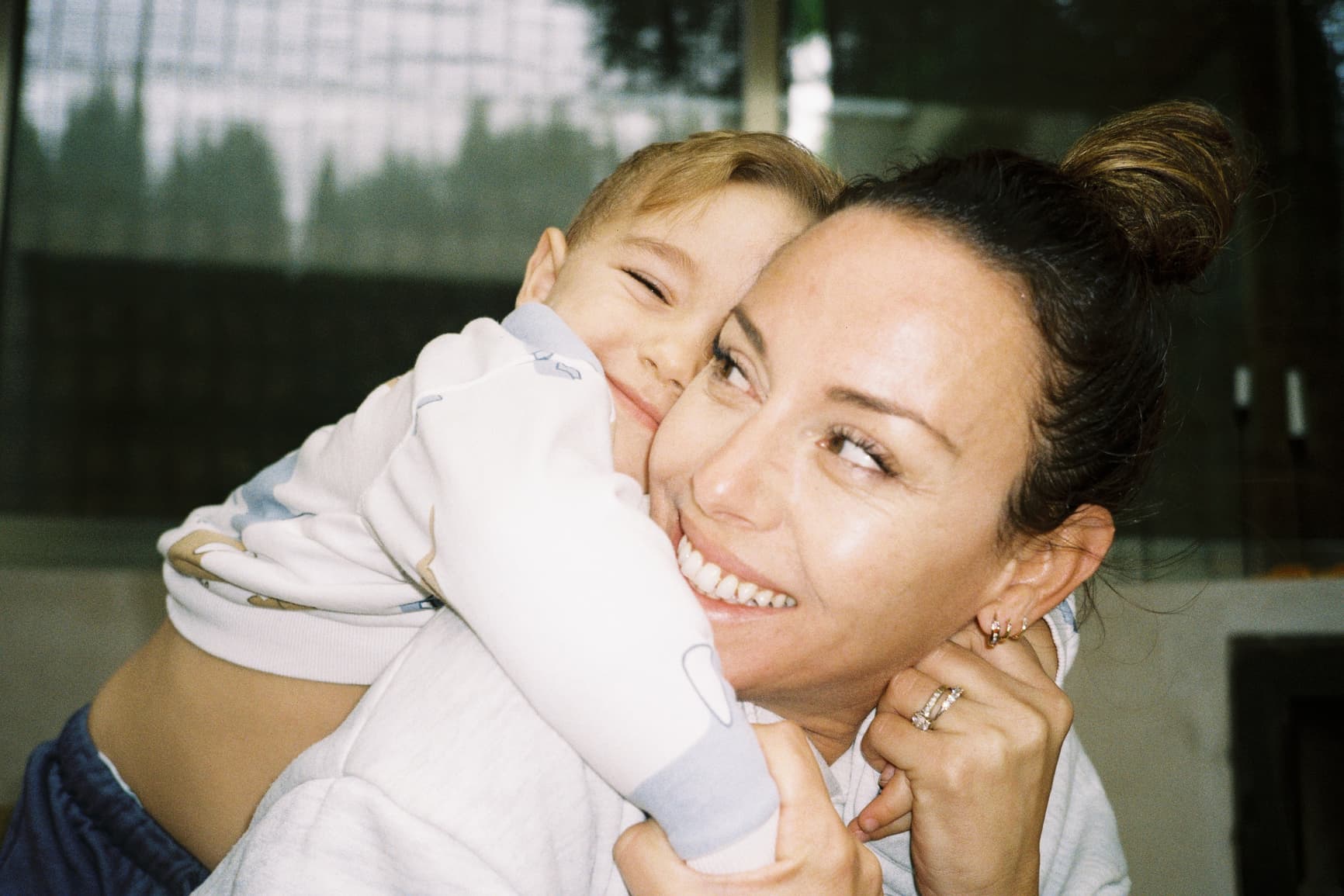 Parent with child
